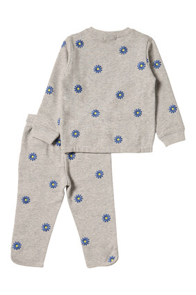 Daisy Embroidered Tracksuit